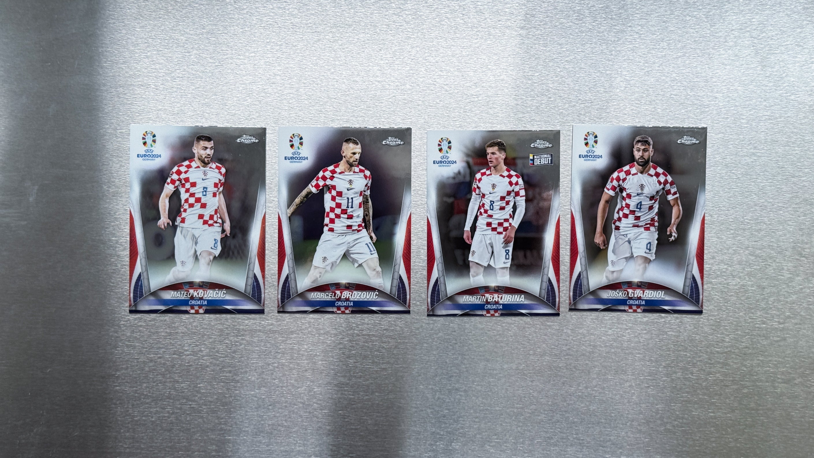 2024 Topps Chrome UEFA Euro - Croatia Team Card